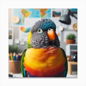 Parrot of Laurie Canvas Print