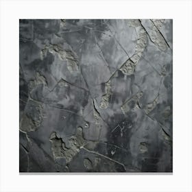 Abstract Stone Material Structure Grey Rock Halloween Granular Rough Wallpaper Stucco Dar (26) Canvas Print