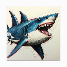 Great White Shark Canvas Print