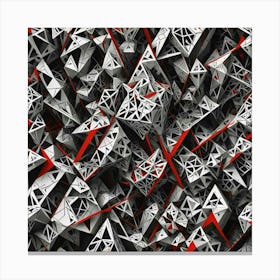 Abstract Geometric Pattern 20 Canvas Print