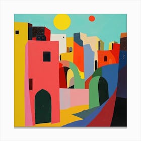 Abstract Travel Collection Algeria 7 Canvas Print