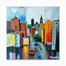 Wonder City Canvas Print