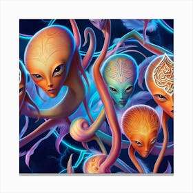 Aliens Canvas Print