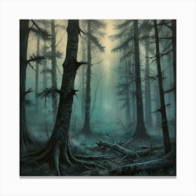 Dark Forest 3 Canvas Print