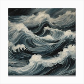 Stormy Seas 2 Canvas Print