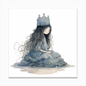 Sad Princess Canvas Print