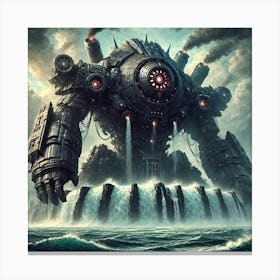 Tidal Juggernaut Canvas Print