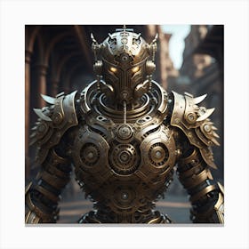 Clockwork Guardian Canvas Print