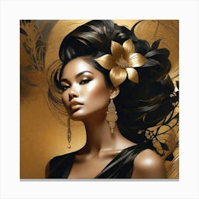 Asian Beauty 1 Canvas Print