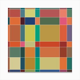 Abstract Squares 02 Canvas Print