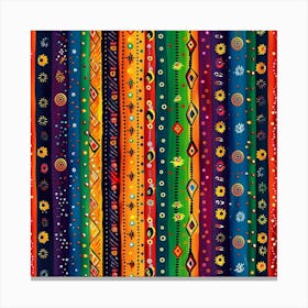 Navratri Themed Banner Texture With Vibrant Colo 17 Canvas Print