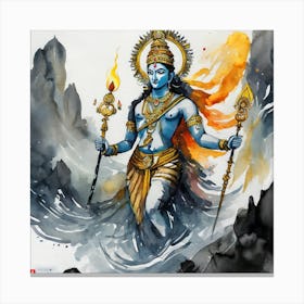 Vishnu 1 Canvas Print