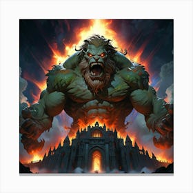 Hordes Of Hell 1 Canvas Print