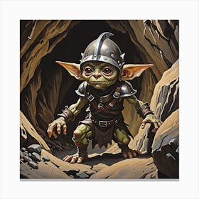 Baby Yoda Canvas Print