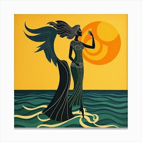 Mermaid 4 Canvas Print