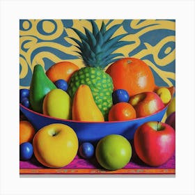 Fruit Bowl Canvas Print