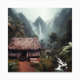 Welcome To The Jungle Canvas Print