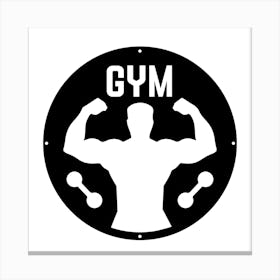 Gym Sign 1 Canvas Print