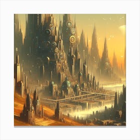 Sprawling Cityscape 3 1 Canvas Print