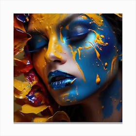 Painterly Portrait Canvas Print