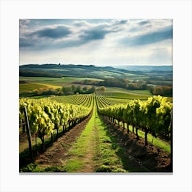 Vineyards In The Vineyard Canvas Print