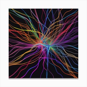 Colorful Brain 8 Canvas Print