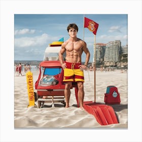 Harry potter/Baywatch Canvas Print