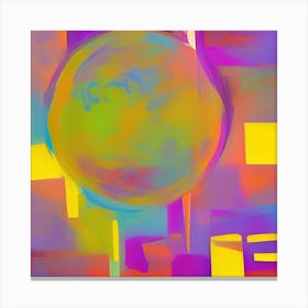 Abstract Painting Canvas Print