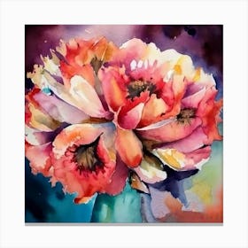 In full bloom : Flower wall decor delights Canvas Print