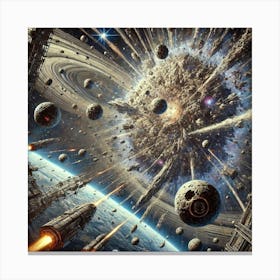 Exulon Celestial Command Converted Canvas Print