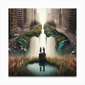 'The City' Canvas Print