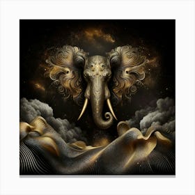 Elephant In The Sky 1 Canvas Print