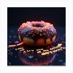 Donuts Canvas Print