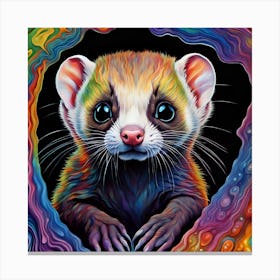 Ferret Canvas Print