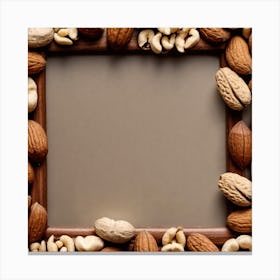 Frame Of Nuts 8 Canvas Print