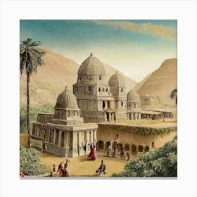 Firefly The Role Of Events And Celebrations In The Indus Valley Civilization Is Inferred From Archae (1) Canvas Print