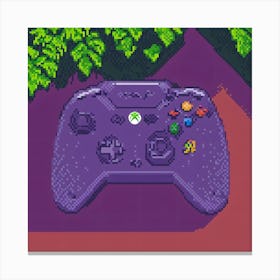 Pixel Art 40 Canvas Print