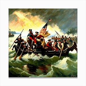 Washington Crossing The Delaware Canvas Print