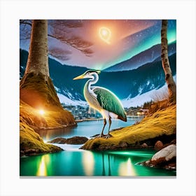 Heron Canvas Print