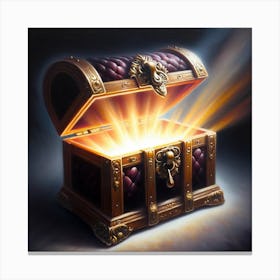 Treasure Chest Canvas Print