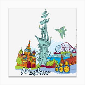 Moscow Canvas Print