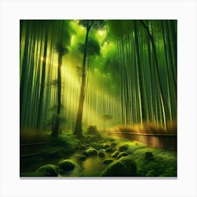 Bamboo Forest 3 Canvas Print