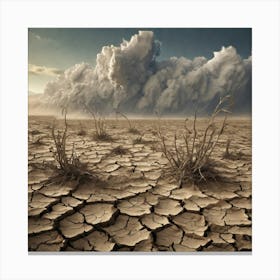 Dry Land 14 Canvas Print