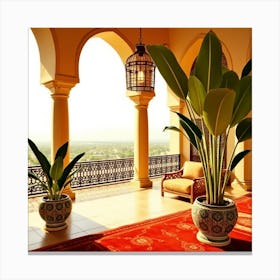 Room With Plants Canvas Print