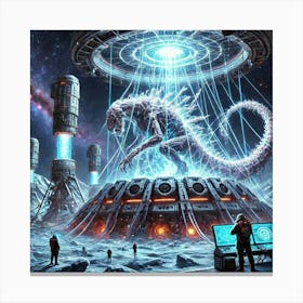 Energy Resonance Canvas Print