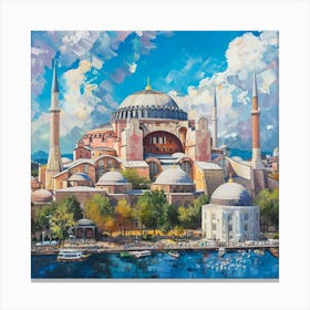 Blue Mosque 5 Canvas Print