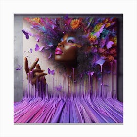 Abstract Painting Canvas Print