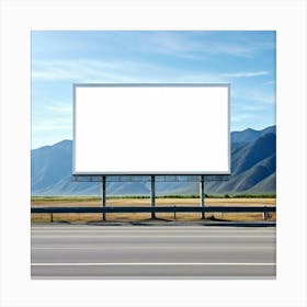 Blank Billboard 11 Canvas Print