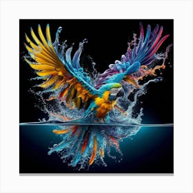 Colorful Parrot Canvas Print