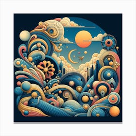 Psychedelic Art Canvas Print